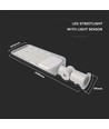 V-Tac 150W LED gatuarmatur - Samsung LED chip, Ø99mm, IP65, 110lm/w