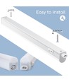 Aigostar Slim T5 LED underskabsarmatur på 8W i 3000K, 230V - 600 mm