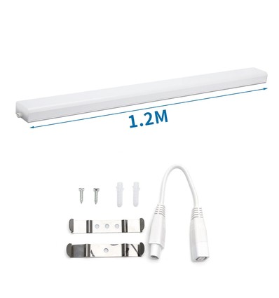 Aigostar skyggefri LED armatur på 24W i 4000K, 230V - 1200 mm