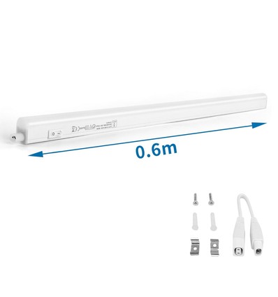 Aigostar Slim T5 LED underskabsarmatur på 8W i 4000K, 230V - 600 mm