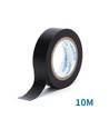 Sort PVC Isoleringstape (0.13x17 mm) - 10 Meter Rulle