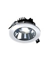 Model L Downlight 20W - infälld, utan ljuskälla, justerbar riktning 30°, 160x70 mm, vit