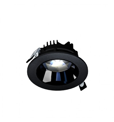 Model M Downlight 14W - infälld, justerbar riktning utan ljuskälla, 30°, 130x58 mm, svart