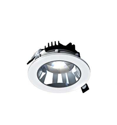 Spegel - Modell M - Infälld downlight, justerbar riktning 14W 30° 130x58 mm vit utan ljuskälla