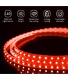 Röd LED Strip - 50m, 230V, 8mm, 7W/m