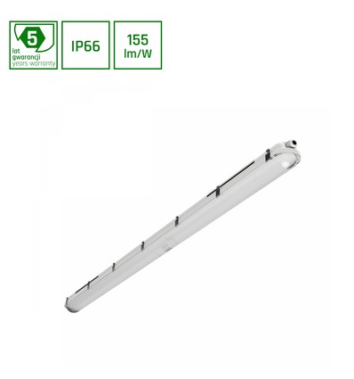 LIMEA Gigant Pro 27-58W - vattentät 150cm, kallvit, 230V, 120°, IP66, IK10