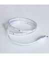 5 m. vattentät LED strip (Type X-2) - 230V, IP67, 1300lm/m, 10W/m, kan klippas var 10cm