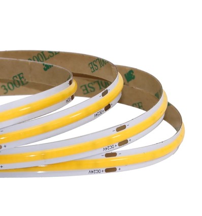 12W/m COB-LED strip - 10m, IP20, 480 LED per. meter, 24V, COB LED, RA95