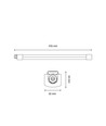 120cm LED armatur Vattentät, 36W - 123lm/w, IP65, 4300lm, 230V