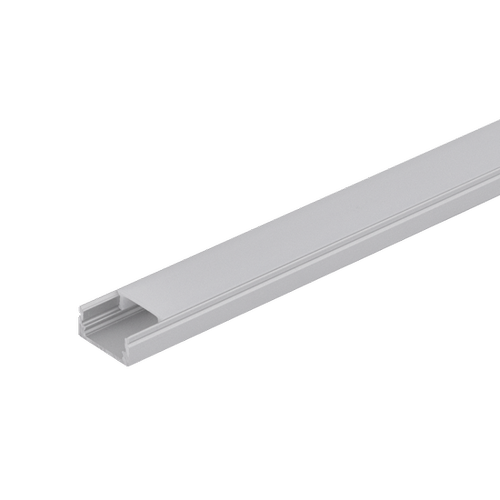 Aluminiumprofil Flat till LED-strip, 2 meter lång - 8 mm hög