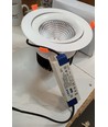 Lagertömning: Lager rea: Downlight IP44, 35W, 60 grader - Ø:19,8 cm, lutbar