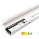 Akustilight 60 cm CCT LED ljusskena - 19W, till akustiktakplattor, träbetong eller gips, 24V