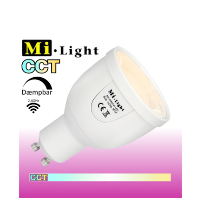 Outlet: Mi-Light CCT 5W GU10 490Lm 2,4GHz