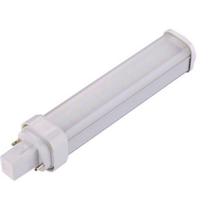 Outlet: LEDlife G24D LED lampa - 7W, 120°, varmvitt, matt glas