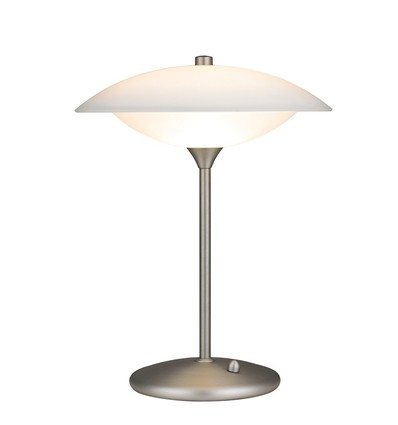 Lagertömning: Halo Design - BARONI Bordslampa Ø30 opal / b-stål