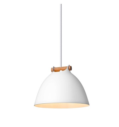 Outlet: Halo Design - ÅRHUS pendel Ø18cm G9, Vit / Trä