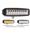 Outlet: LEDlife 23W LED arbetsbelysning - Bil, lastbil, traktor, trailer, 90° strålvinkel, IP68 vattentät, 10-30V