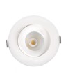 LEDlife 7W Low profile inbyggningsspot - Hål: Ø8,3 cm, Mål: Ø10 cm, RA95, CCT, dimbar, 230V