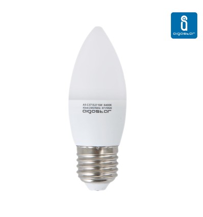 Outlet: Aigostar E27 - 5W LED-glödlampa, A5 / C37, 400 Lumen