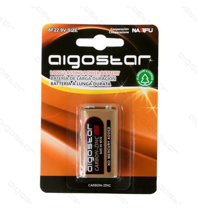 Outlet: Aigostar 6F22 Batteri, 9V