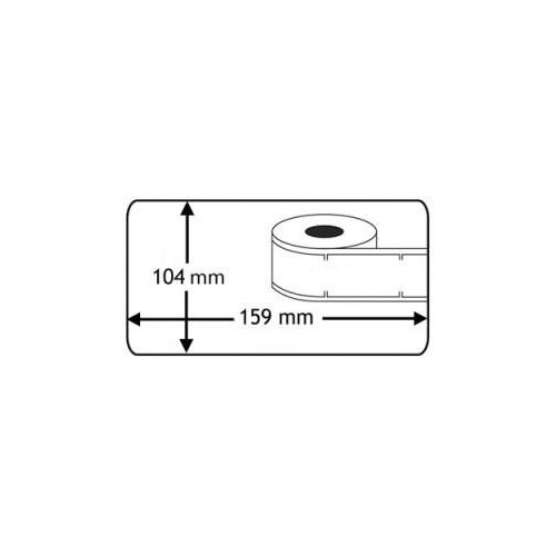 Outlet: Dymo S0904980 ekstra store shipping labels 104x159mm. 220 stk. kompatibel