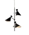 Loftlampe CORNER, G9, Nielsen Light - Krom/sort