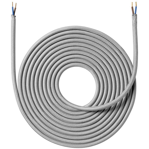 Stofledning 2x 0,75m², 4m - grå