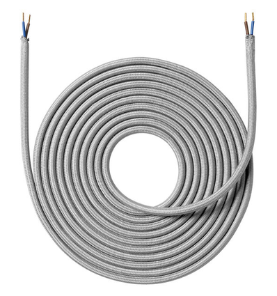 Stofledning 2x 0,75m², 4m - grå