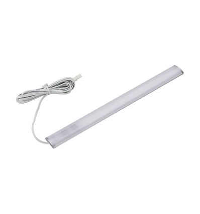 50 cm LED skåpbelysning - 6mm hög, 12V DC, 4W, med plugg