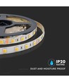 Lagertömning: V-Tac 14W/m CCT LED strip - 5m, IP20, 120 LED per. meter, 24V