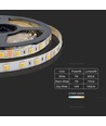 Lagertömning: V-Tac 14W/m CCT LED strip - 5m, IP20, 120 LED per. meter, 24V