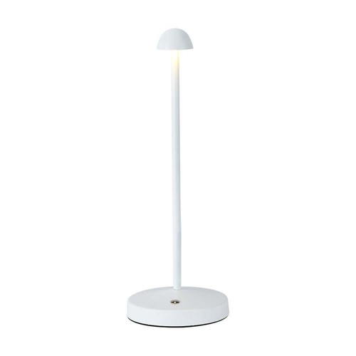 Outlet: V-Tac uppladdningsbar 3i1 bordslampa - Vit, IP20, touch dimbar, modell mini