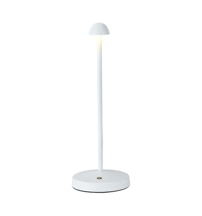 Outlet: V-Tac uppladdningsbar 3i1 bordslampa - Vit, IP20, touch dimbar, modell mini