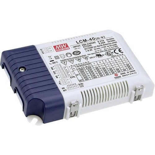 Meanwell LCM-25DA2 DALI dimbar driver till LED panel - Med Dali interface + push dim, passa till vår 29W LED paneler