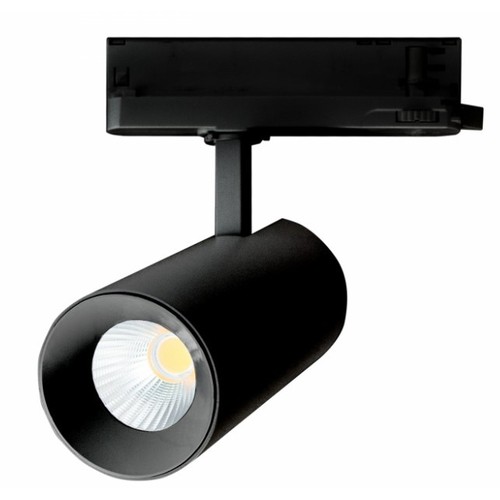 Spectrum svart 27W skenaspotlight - Två spridningsgrader, RA90, 3-fas