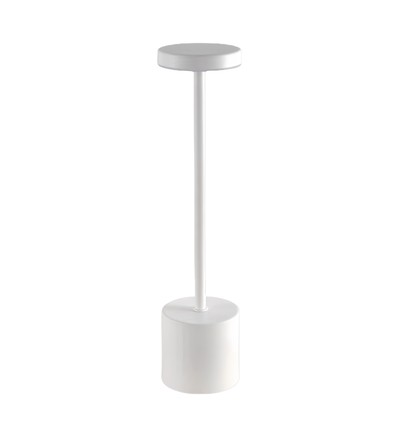 Uppladdningsbar LED bordslampa - Vit, touch dimbar, CCT, IP20