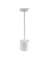 Uppladdningsbar LED bordslampa - Vit, touch dimbar, CCT, IP20