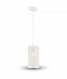 Outlet: V-Tac pendellampa - Matt vit, metal, E27