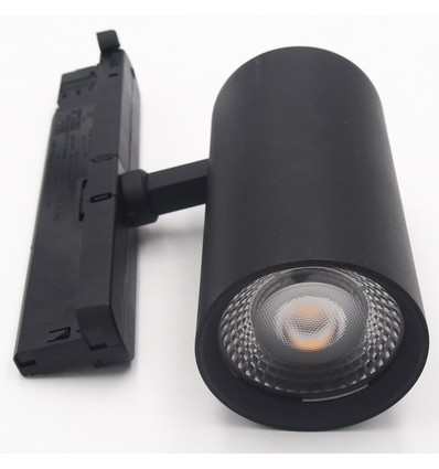 Lagertömning: LEDlife svart skenaspotlight 28W - Flicker free, Citizen LED, RA90, 3-fas